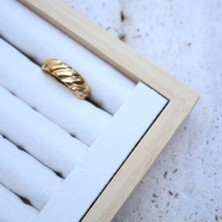 Kruvasan Çelik Yüzük