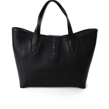 Valentino Kadın Çıkarılabilir Askılı Deri Omuz Çantası - Siyah