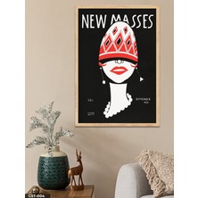 Evine Moda New Masses Tek Parça Ahşap Çerçeveli Tablo