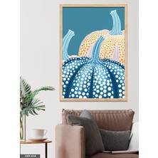Evine Moda Yayoi Kusama Balkabağı Tek Parça Ahşap Çerçeveli Tablo