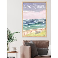 Evine Moda The New Yorker Poster Tek Parça Ahşap Çerçeveli Tablo