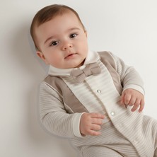 Mymio Pliseli Erkek Patikli Tulum Kahverengi 4084