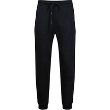 Hatemoğlu Siyah Regular Fit Yandan Cepli Pamuklu Eşofman Altı