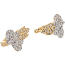 Altın Zirkon Taşlı 8 Ayar Küpe A2652