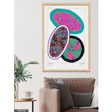 Evine Moda Kahvaltı Tabağı Tek Parça Ahşap Çerçeveli Tablo