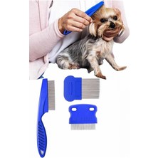 Narnuga Evcil Hayvan Bit Tarağı Seti Paslanmaz Çelik Bıçaklı 4'lü Set