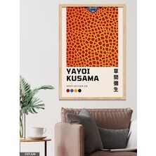 Evine Moda Yayoi Kusama Infinity Nets Ssop Tek Parça Ahşap Çerçeveli Tablo
