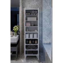 Kzy Mobilya 16R 8 Raflı Banyo Dolabı