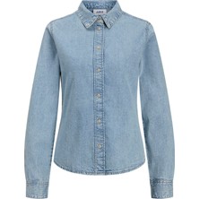 Jack & Jones Kadin Denim Gömlek - Rose