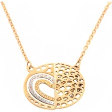 Altın Kalpli Model 8 Ayar Kolye A732