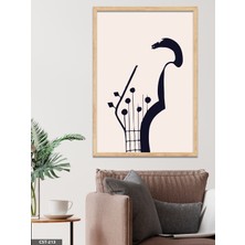 Evine Moda Gitar Başlığı Tek Parça Ahşap Çerçeveli Tablo