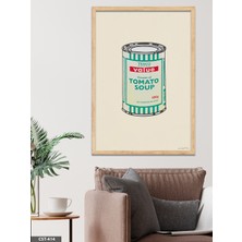 Evine Moda Tomato Soup Tek Parça Ahşap Çerçeveli Tablo