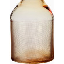 Milena Kling Raw Small El Işçiliği Cam Vazo Turuncu