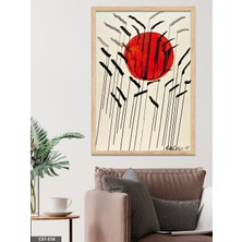 Evine Moda Alexander Calder Calder 69 Tek Parça Ahşap Çerçeveli Tablo