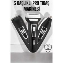 Narnuga 3 Başlıklı Profesyonel Tıraş Makinesi