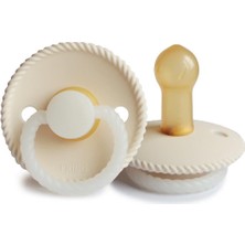 Frigg Frıgg Rope Kauçuk Emzik - Karanlıkta Parlayan - Cream Night 6-18 Ay