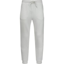 Hatemoğlu Beyaz Regular Fit Yandan Cepli Pamuklu Eşofman Altı