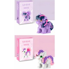 Dek Brıcks My Little Pony Twilight Sparkle & Flurry Heart Ikili Yapı Blokları Figür Seti – Koleksiyonluk
