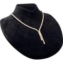 Megass Dekor Süet Kumaş Rose Manken Siyah Renk 20/18 cm Kolye Gerdanlık Takı Sergileme Mankeni