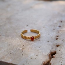 Yemen Akik Point Çelik Yüzük