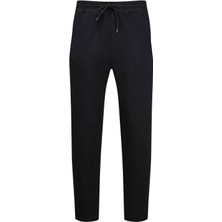 Hatemoğlu Siyah Regular Fit Yandan Cepli Pamuklu Eşofman Altı