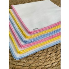 Nünü Anne, Bebek Ağız Mendili, 6'lı , %100 Pamuklu, Çift Katlı, 30X30 cm