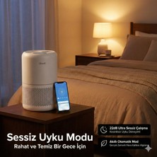 Levoit Lazer Sensörlü Kompakt Hava Temizleyici Pm2.5 Göstergeli Sigara Dumanı ve Alerjen Engelleyici Enerji Tasarruflu Ofis Tipi