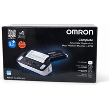 Omron Complete Otomatik Üst Koldan Tansiyon Ölçer + Ekg Cihazı – Afıb Tespiti, Ithal, 5 Yıl Garantili