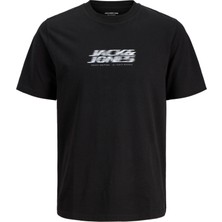 Jack & Jones Erkek Gögüs Logo Baskili Tisört - Fusion