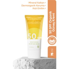 Iva Natura Organik Mineral Filtreli SPF 50 Güneş Kremi Çinko Oksit İçerikli – Hassas Ciltler İçin – 75 ml