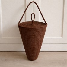 Wicker Rustic Dekoratif Saklama Sepeti, Dekorasyon, Düzenleyici