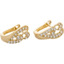 Altın Zirkon Taşlı 8 Ayar Küpe A2657