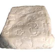 Twobeys 907841 Unisex Bebek Karışık Kabartmalı Peluş Battaniye