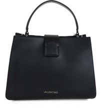 Valentino Kadın Üstten Saplı ve Askılı Deri El Çantası - Siyah