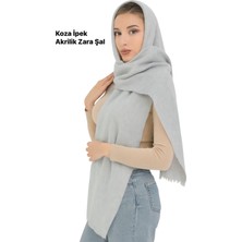 Bilmar Buklet Düz Omuz Şalı Püsküllü 75 x 185 cm