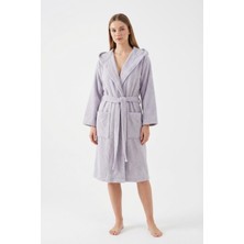 Ender Home CottonVerse Kapüşonlu Bornoz  –  %100 Pamuk , Unisex