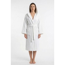 Ender Home CottonVerse Kapüşonlu Bornoz  –  %100 Pamuk , Unisex
