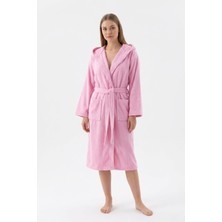 Cottonverse Kapüşonlu Bornoz  –  %100 Pamuk , Unisex