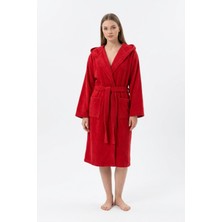 Ender Home CottonVerse Kapüşonlu Bornoz  –  %100 Pamuk , Unisex