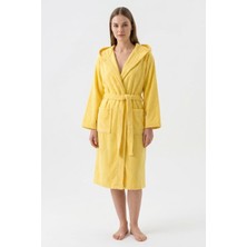 Cottonverse Kapüşonlu Bornoz  –  %100 Pamuk , Unisex