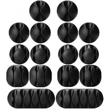 MiraLive Yapışkanlı Kablo Sabitleyici Düzenleyici 16 Lı Paket