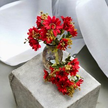 Sedosh Home Vision Yapay Iri Papatya Demeti Dekoratif Çiçek (30CM-5 Dal)