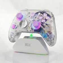 Aolion K20 | Hall Efect Kablosuz Oyun Kolu, Rgb Şarj Istasyonlu, 3 Modlu Hassas Tetik, Drift Önleyici Joystick, Değiştirilebilir D-Pad, Kablosuz Bluetooth 2.4g Pc Konsol Uyumlu