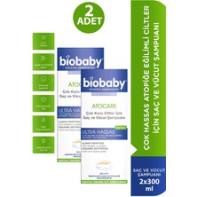Biobaby Atocare Kuru ve Atopik Ciltler Için Şampuan 300 ml 2 Adet