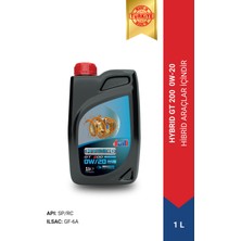 Hybrıd 0W-20 Apı Sp/rc 1 Litre Tam Sentetik Motor Yağı (Üretim Yılı: 2025)