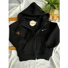 bebexy Kapüşonlu Ceket Siyah 2