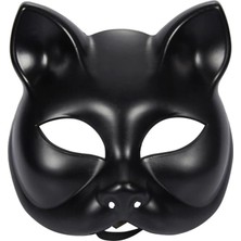 Eco Lounge Siyah Renk Lüks Kedi Maskesi