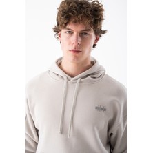 Erkek Kapüşonlu Bol Kesim Üst