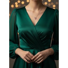 Zarene Silver Gül Kurusu Fiyonk Kolye 925 Ayar