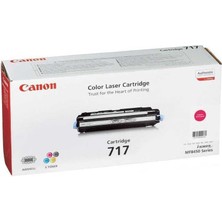 Canon CRG-717M Kutusu Hasarlı Kırmızı Orjinal Toner